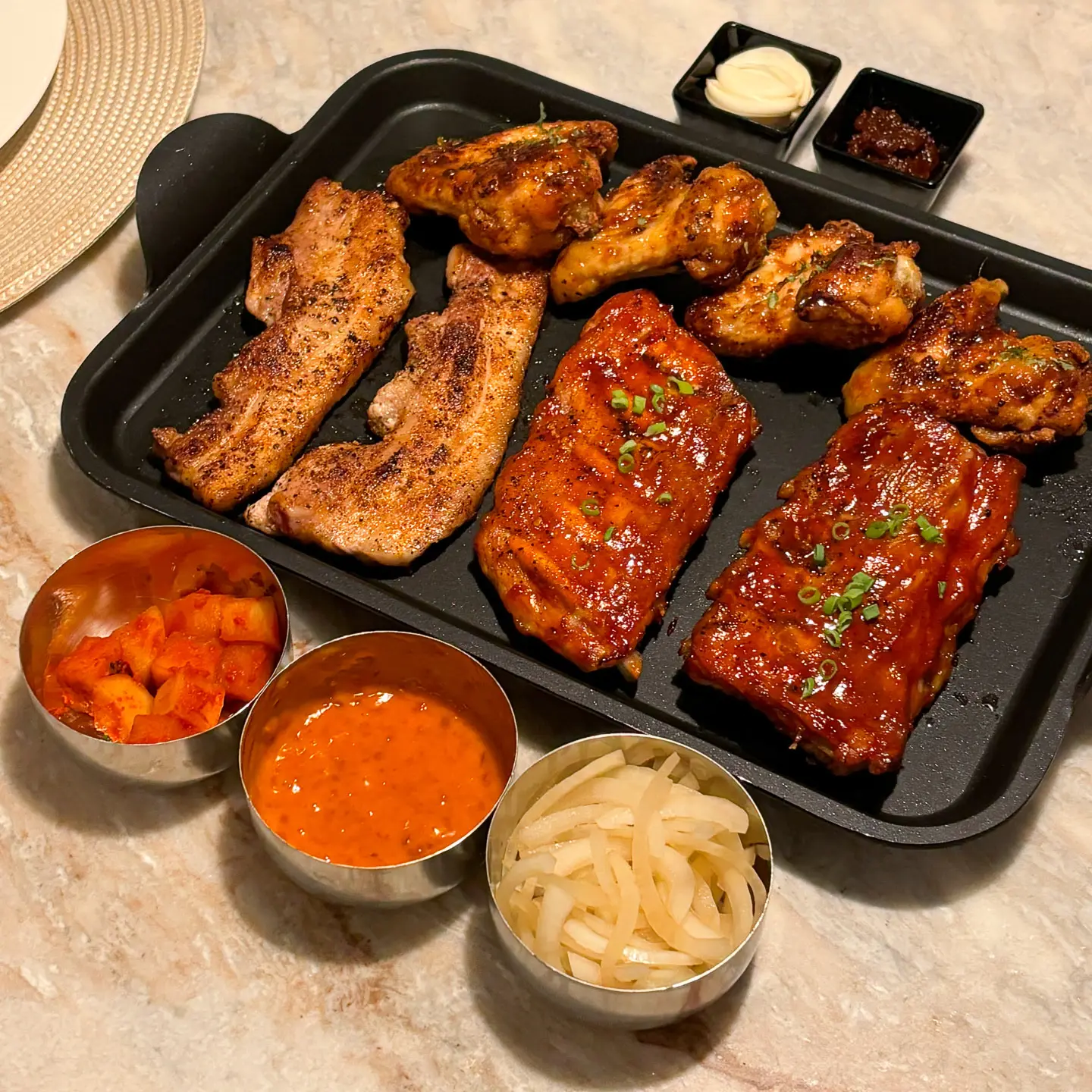 Korean BBQ platter